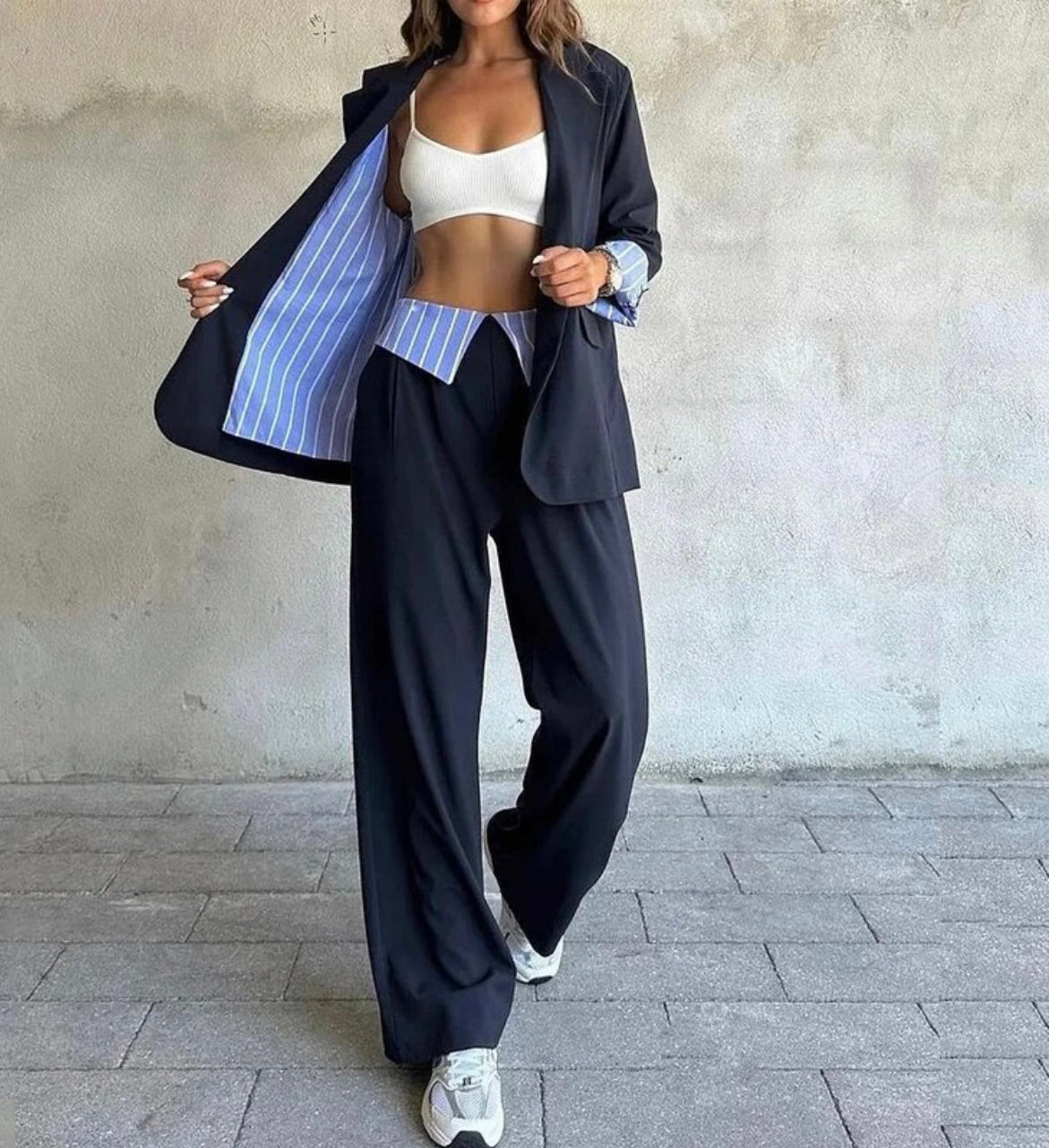 Blazer suit two piece