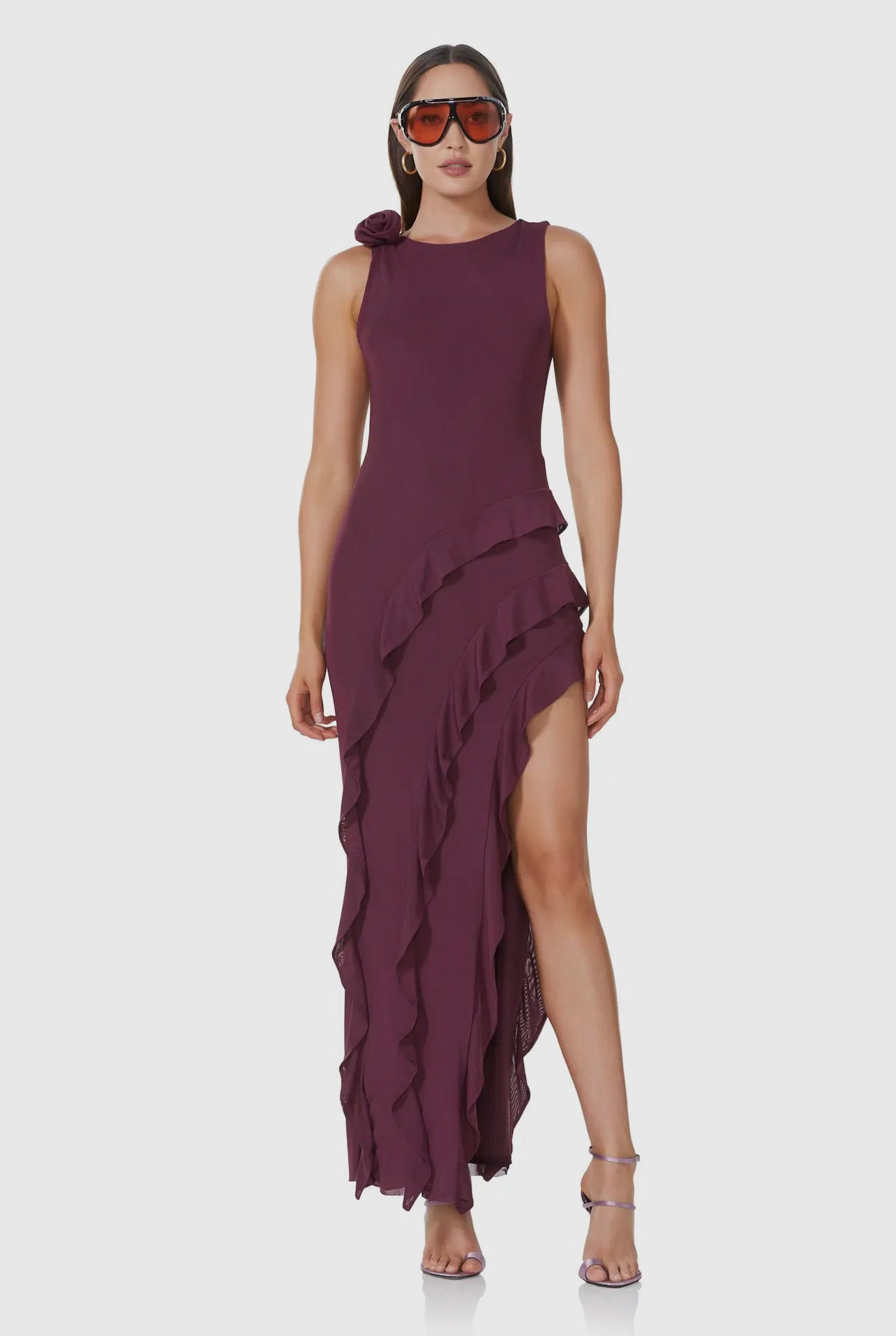 Arie ruffle dress