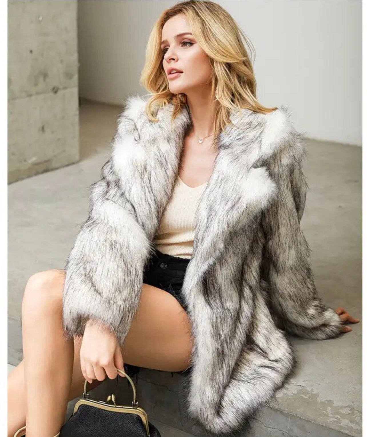 Mid length coat