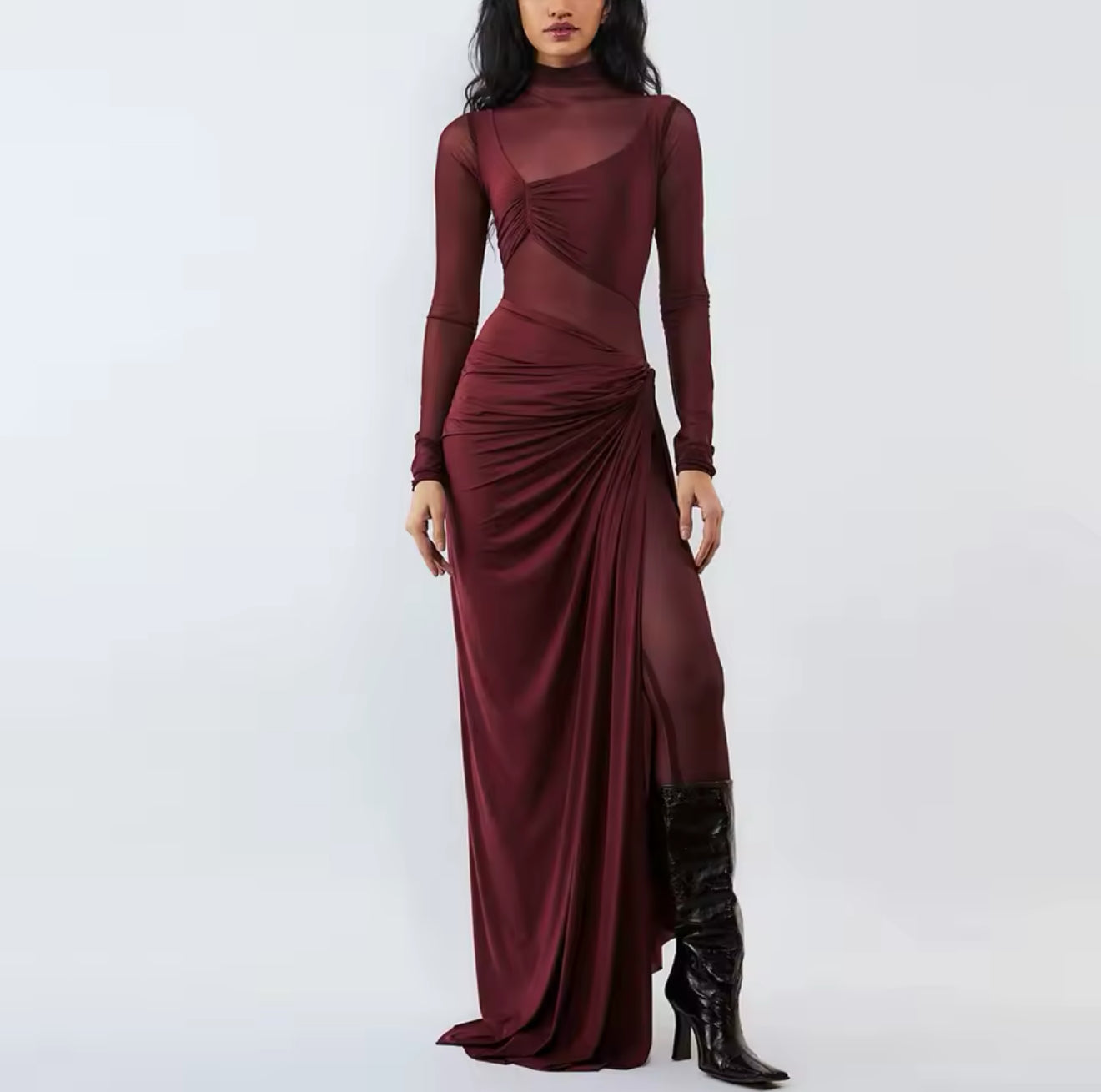 Alba silk dress