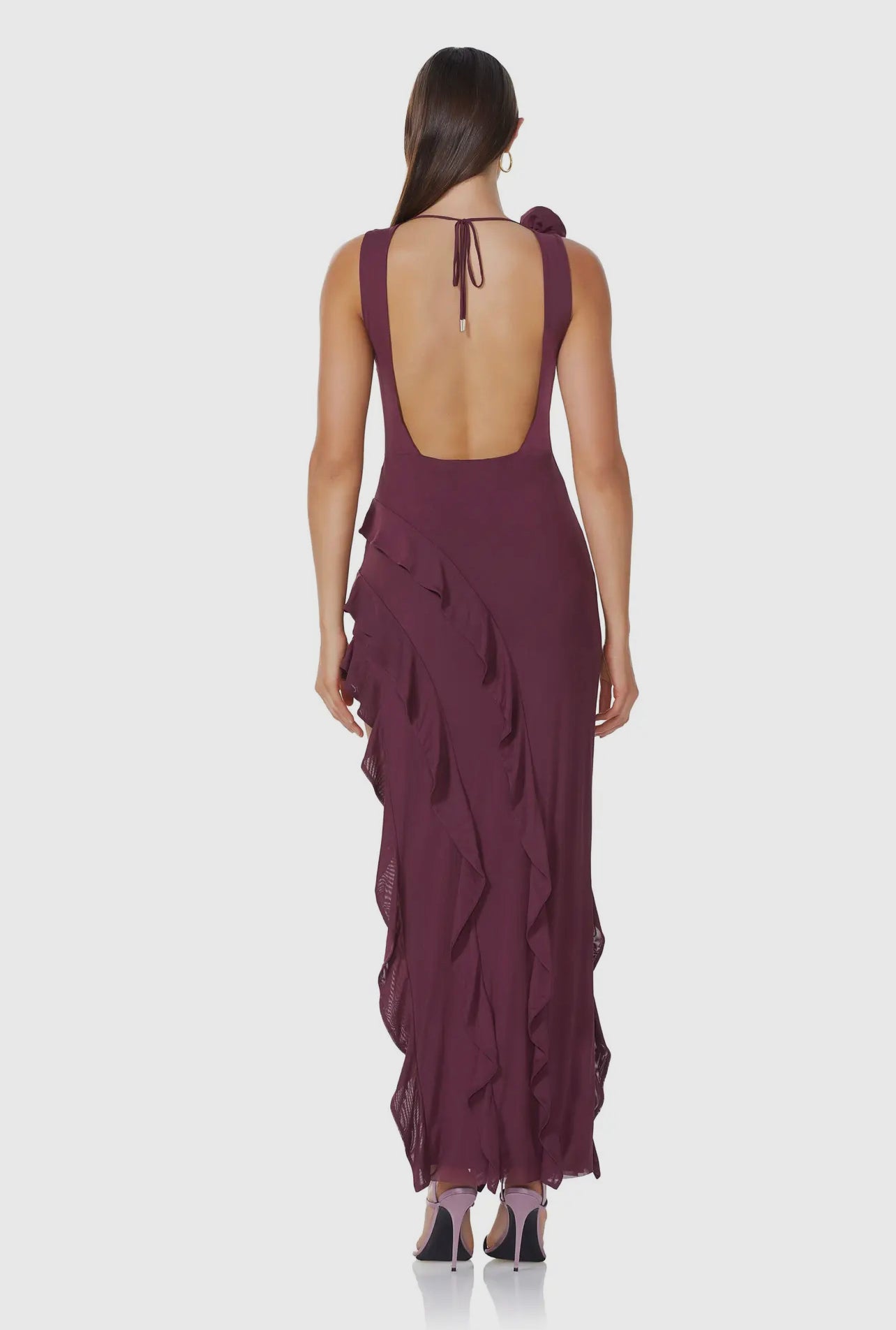 Arie ruffle dress