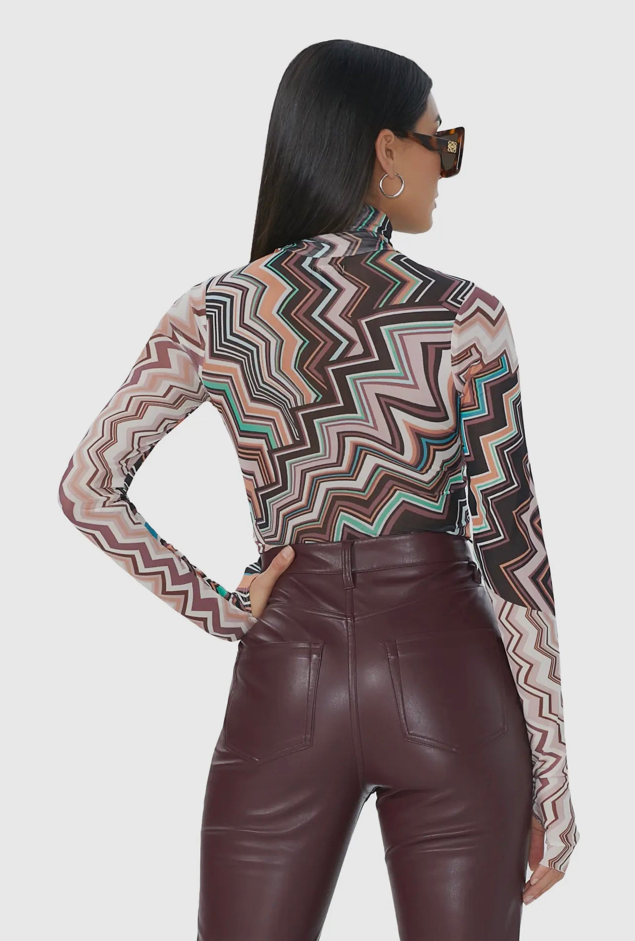 Zadie top zigzag