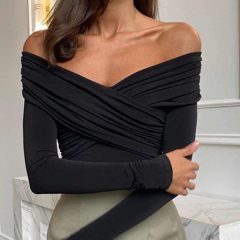 Off shoulder shirt