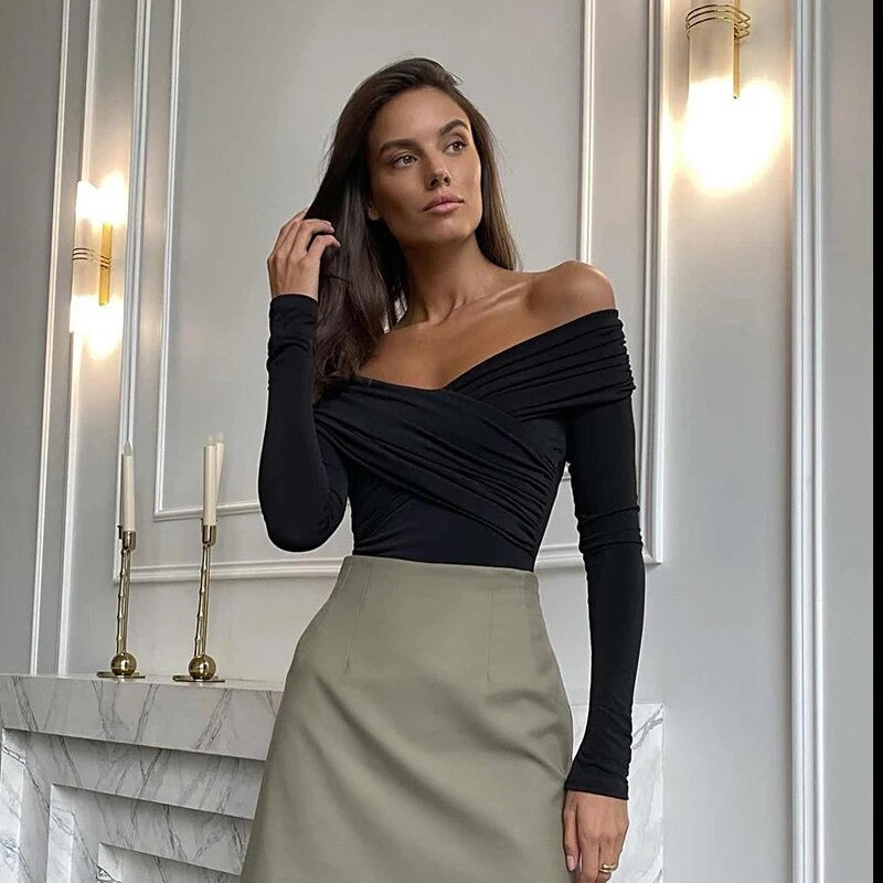 Off shoulder shirt