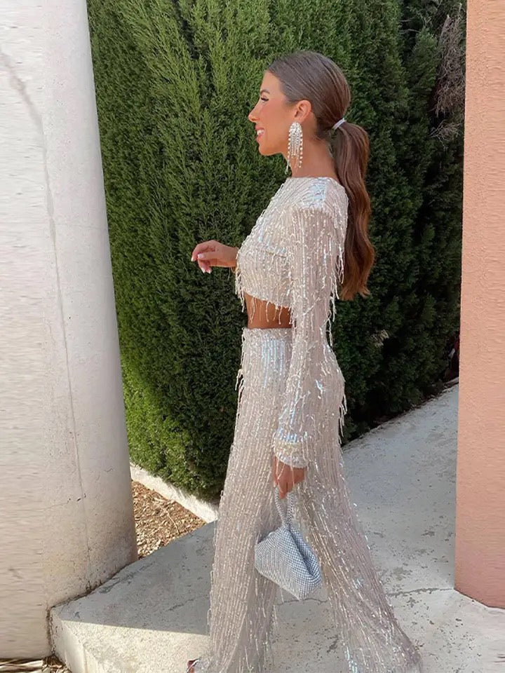 Tassel sequin set no