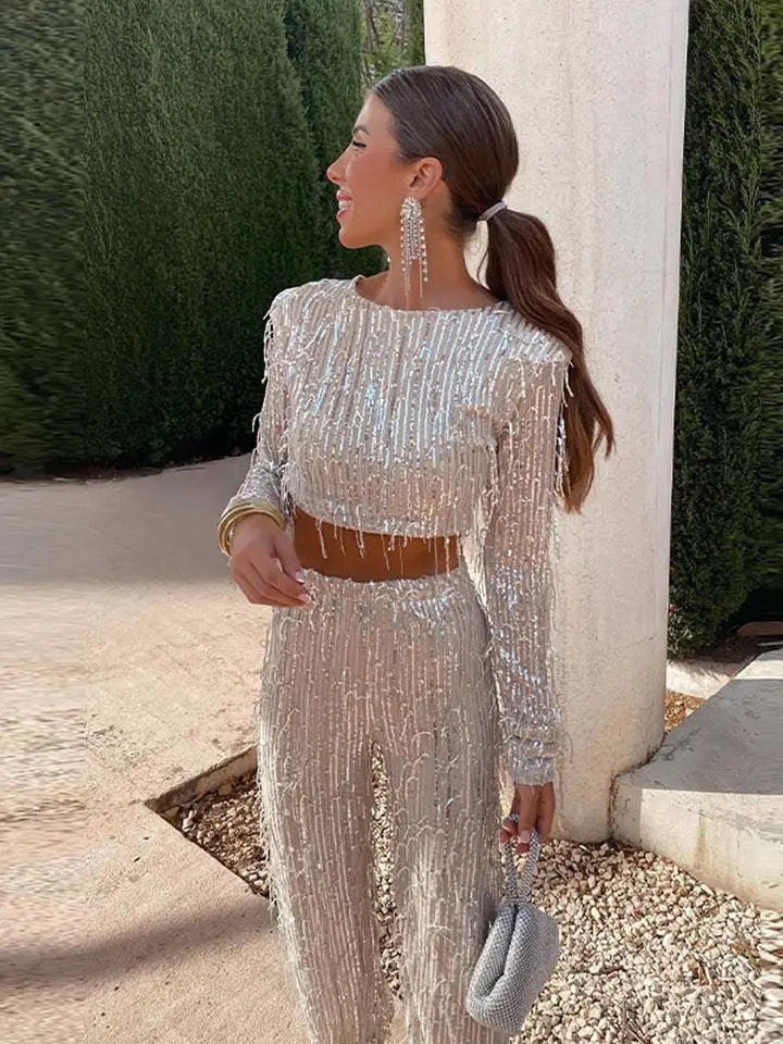 Tassel sequin set no