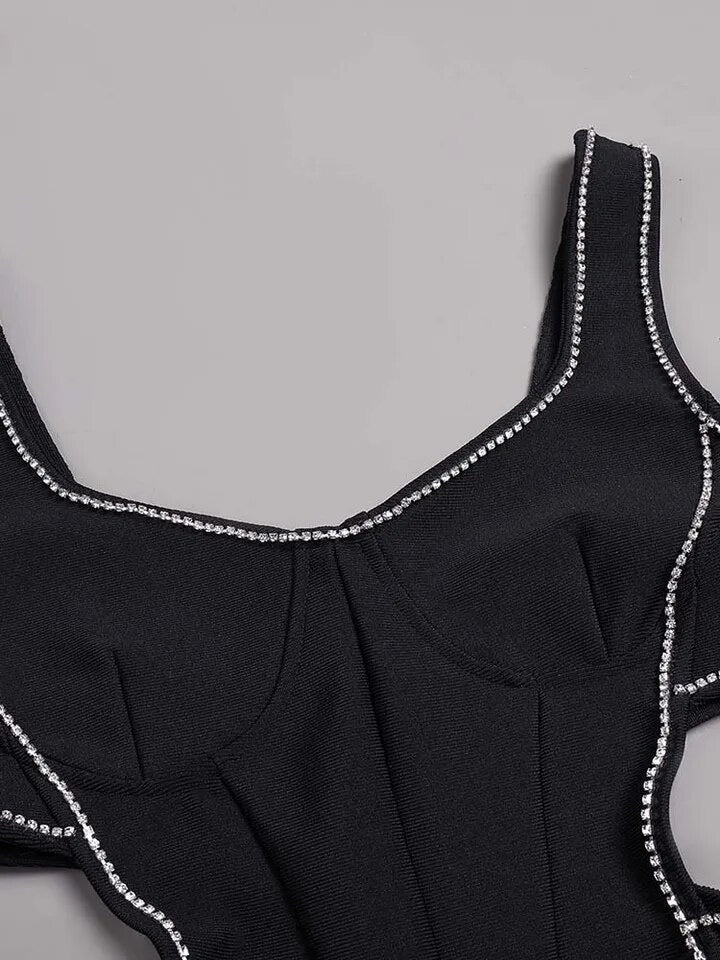 Diamond split dress