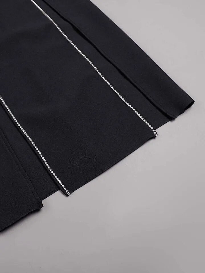 Diamond split dress