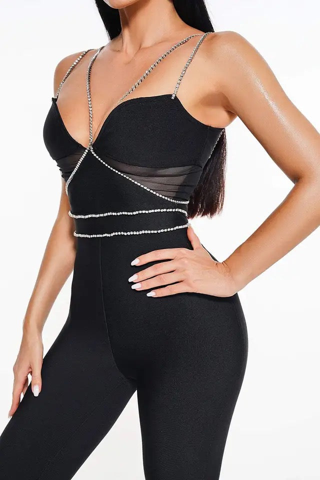 Strap jumpsuit