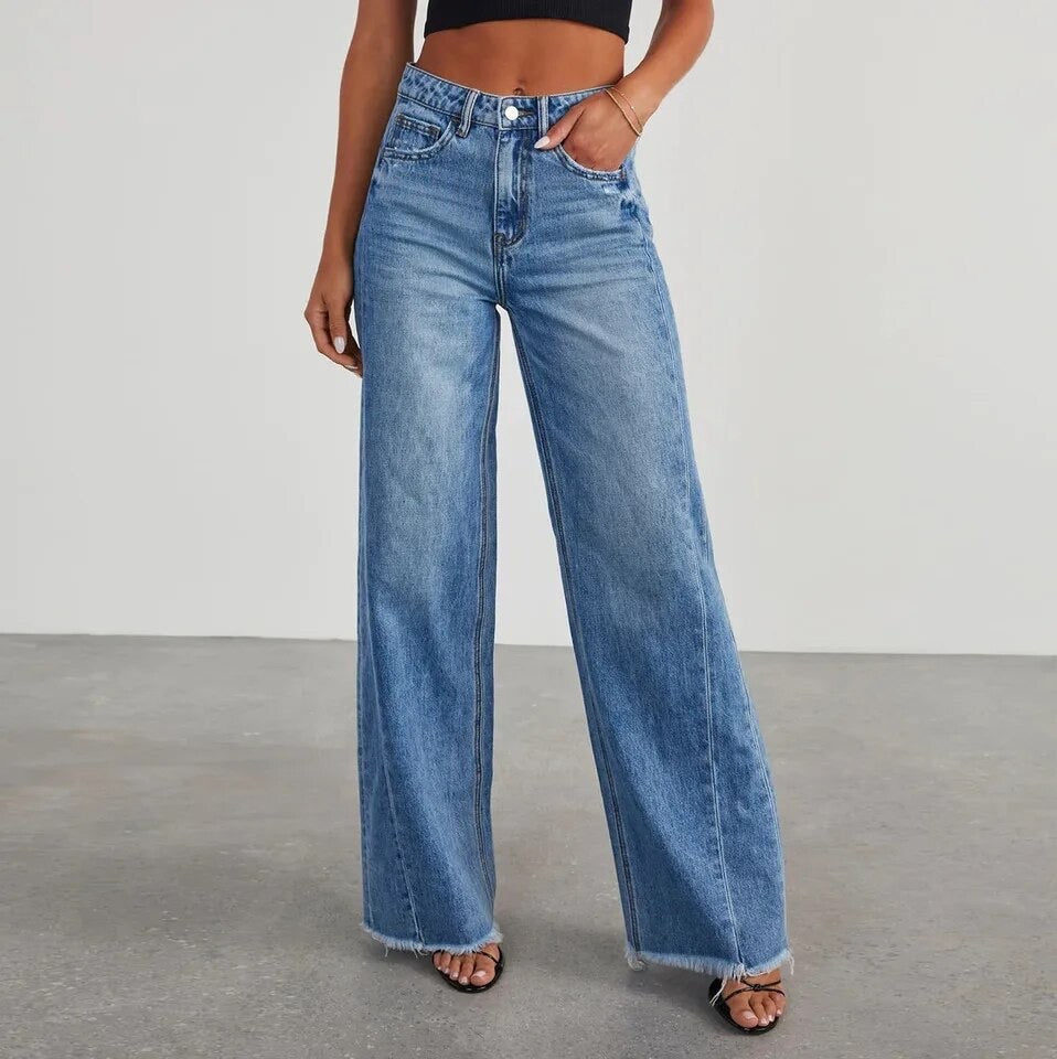 High waist denim