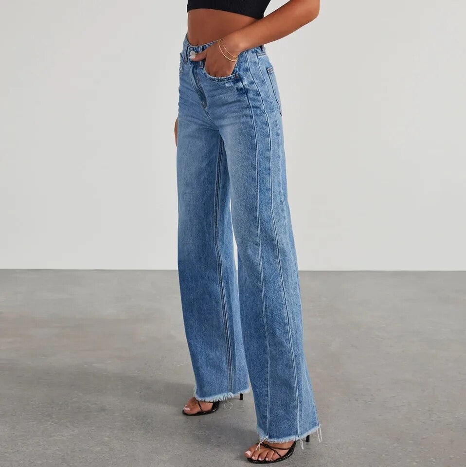 High waist denim