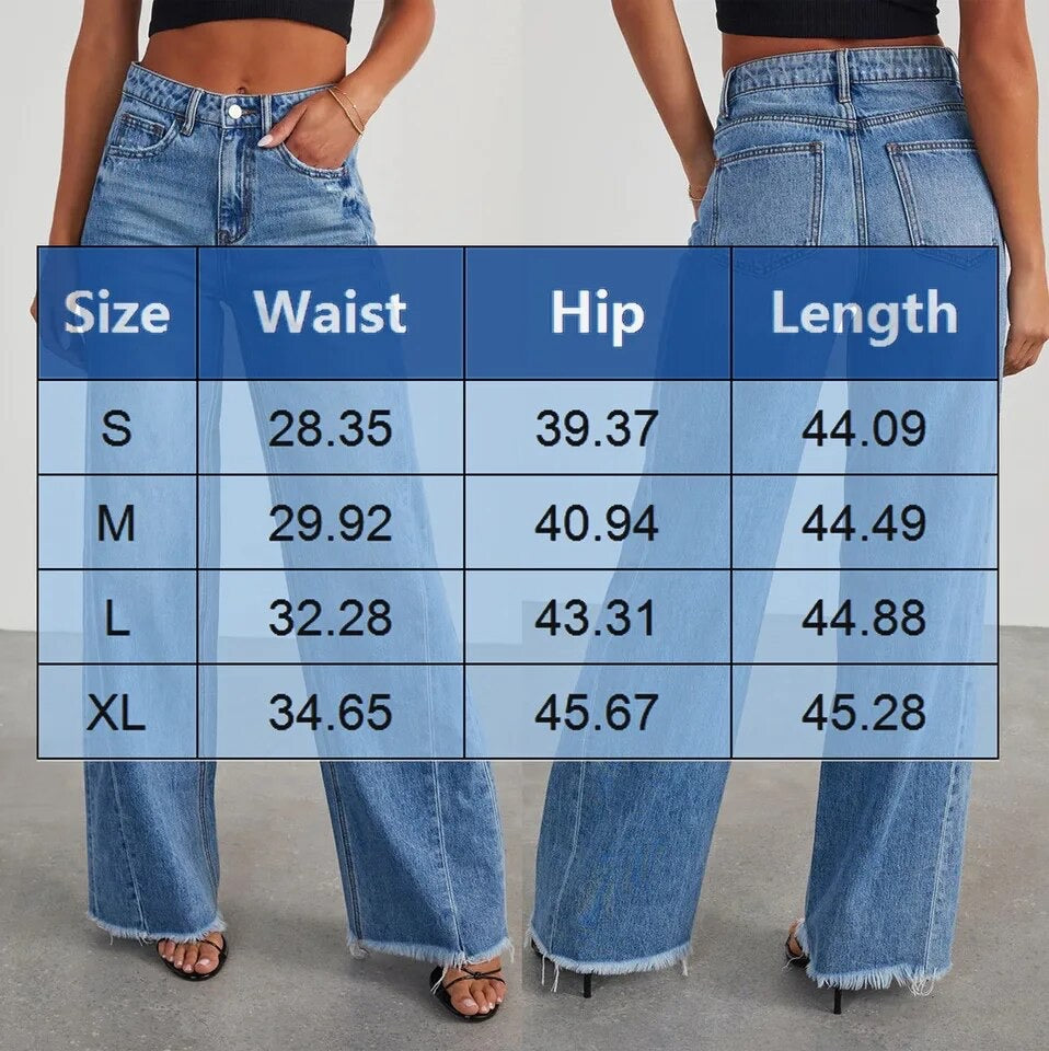 High waist denim