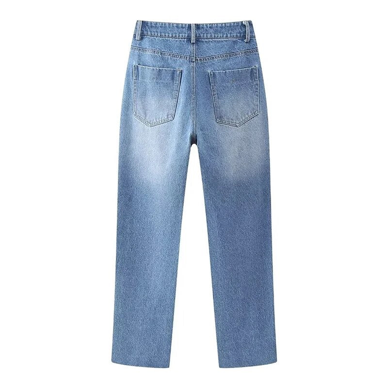 Faux Pearl jeans