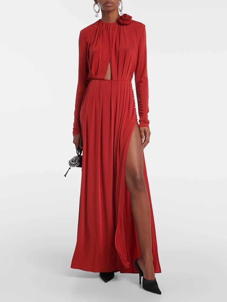 Flower row dress