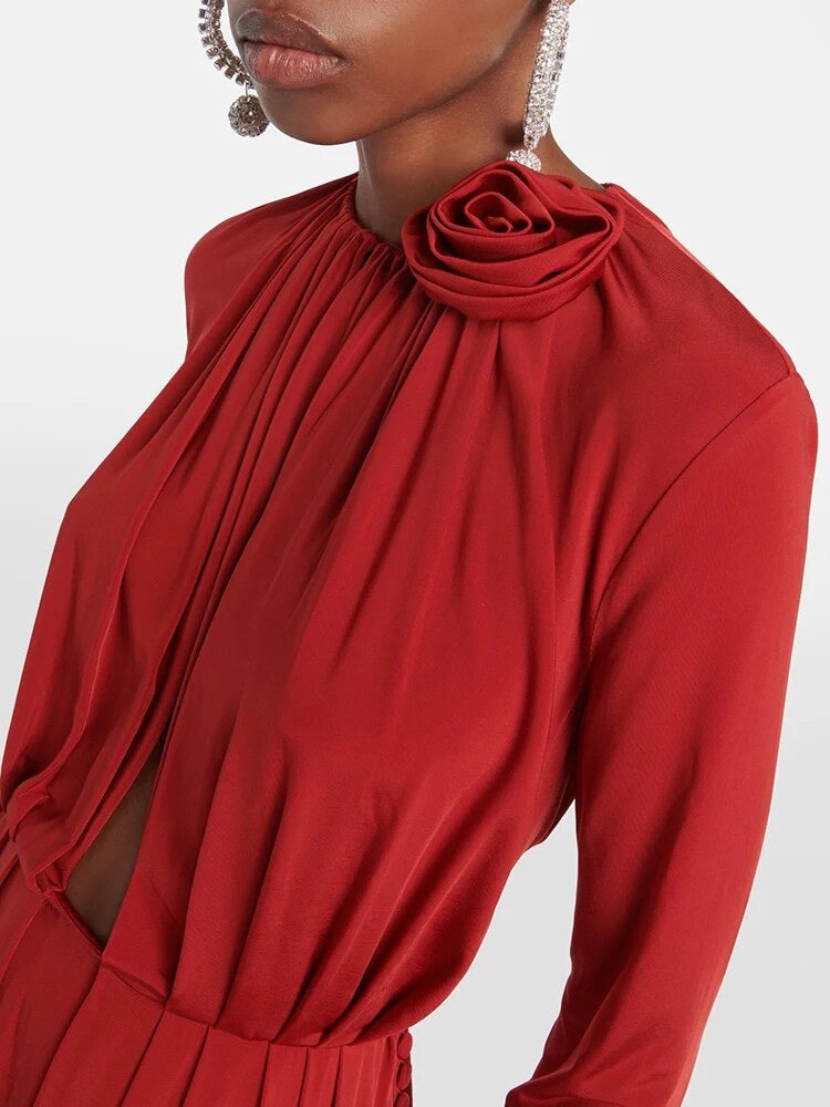 Flower row dress