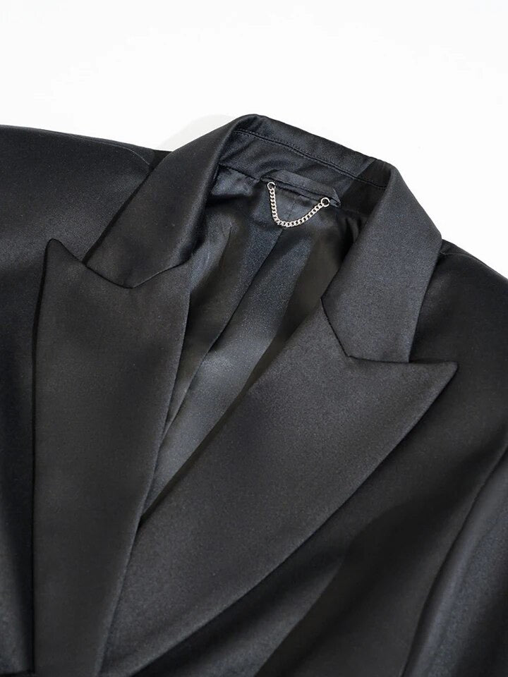 Detachable flower blazer