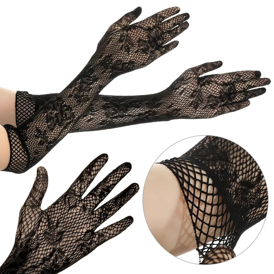 Mesh lace glows