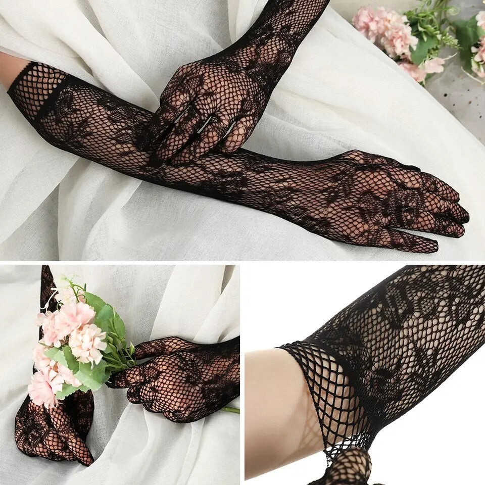 Mesh lace glows