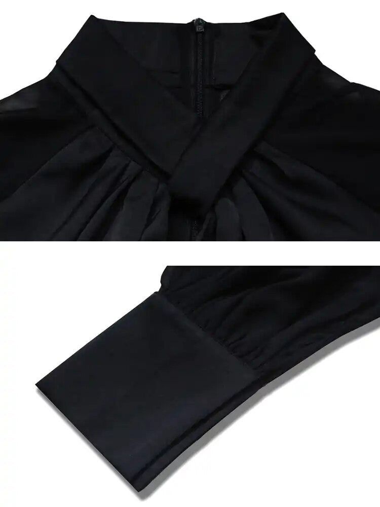 Loose collar blouse
