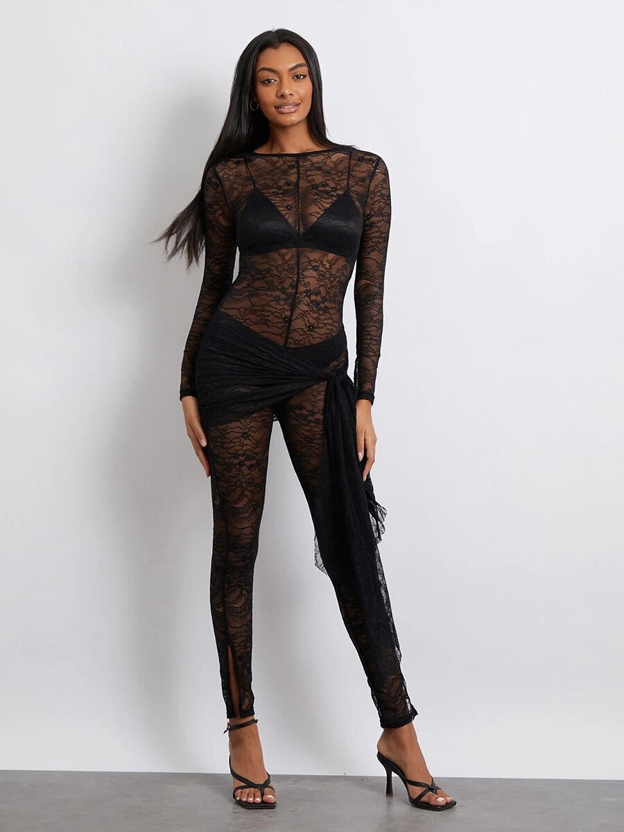 Lace jumpsuit