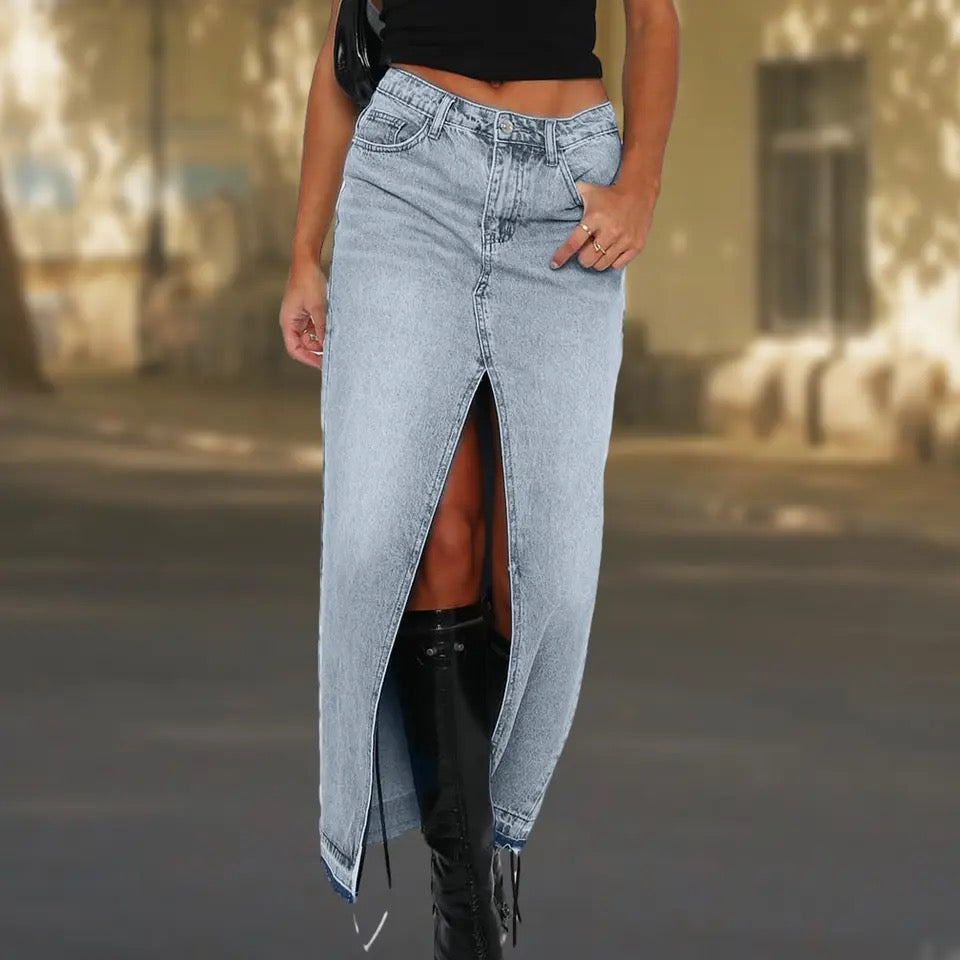 Denim skirt