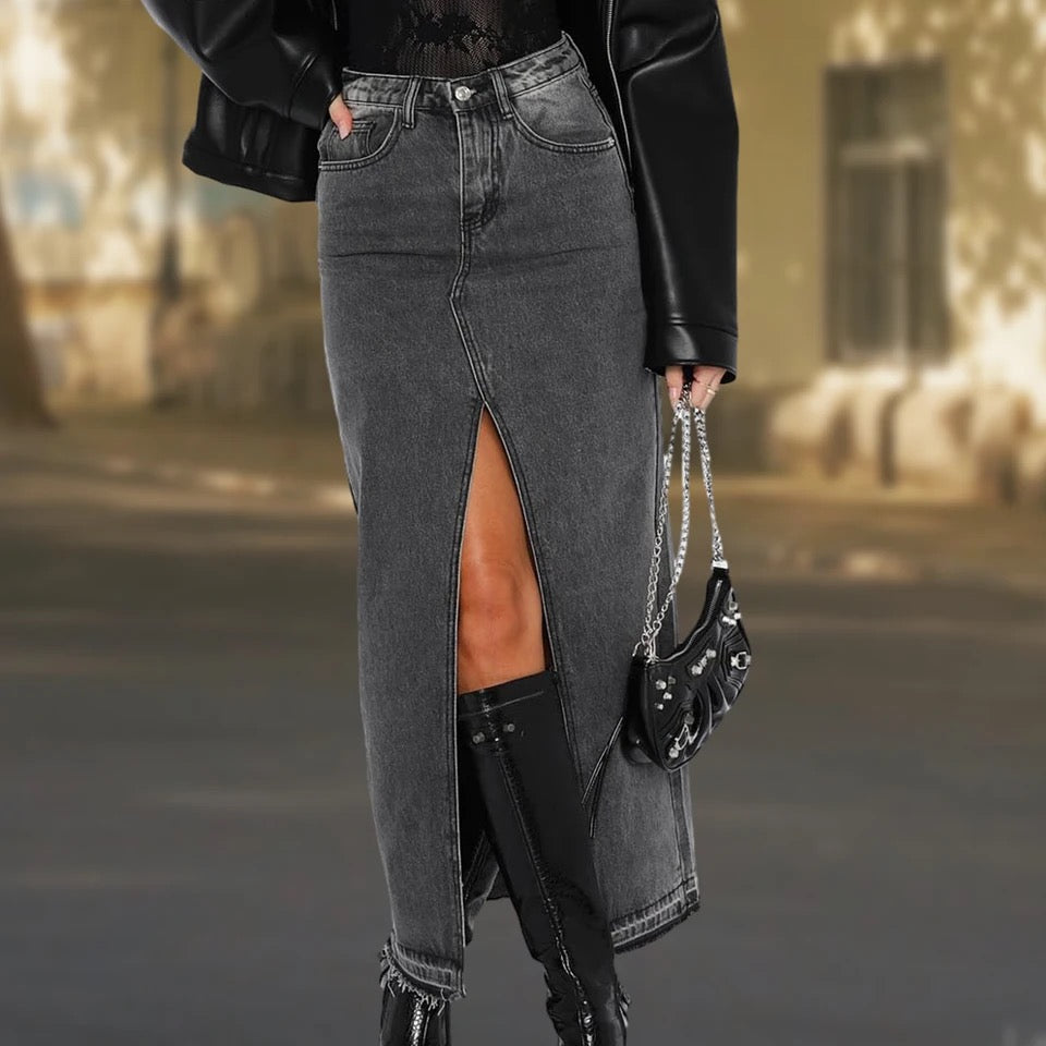Denim skirt