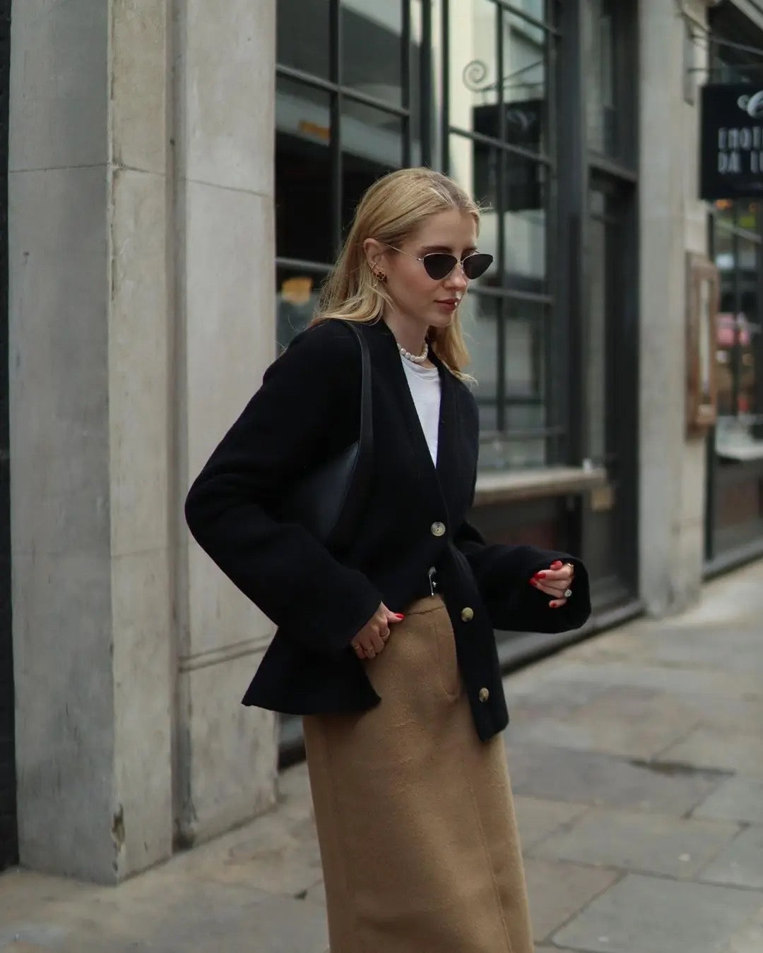 V-neck cardigan