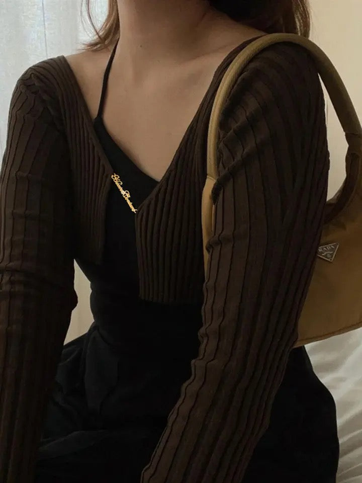 Knitted cardigan