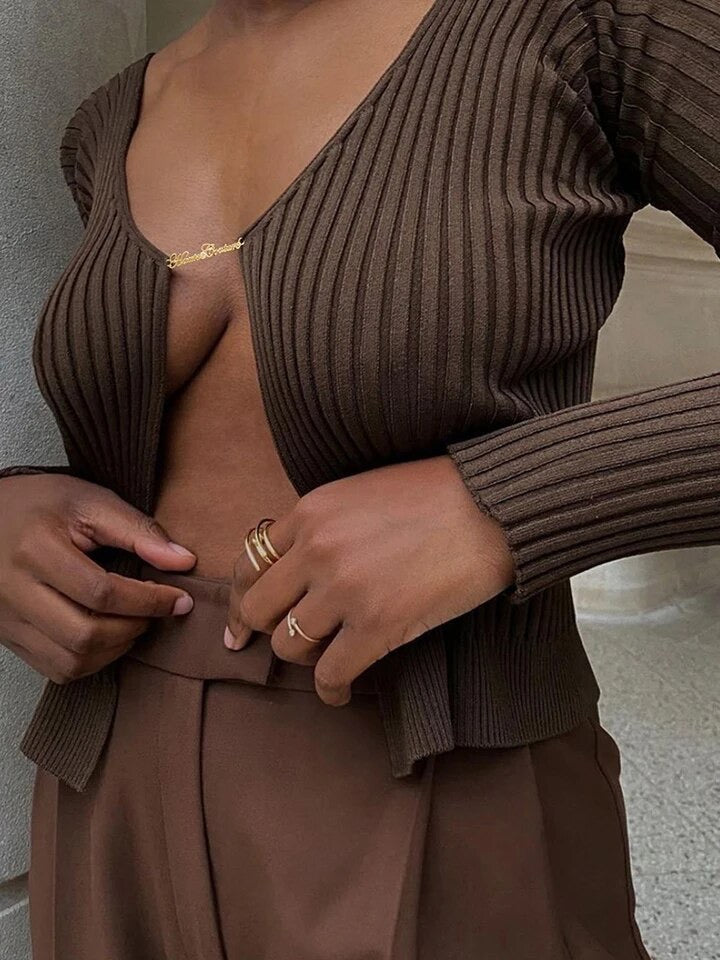 Knitted cardigan