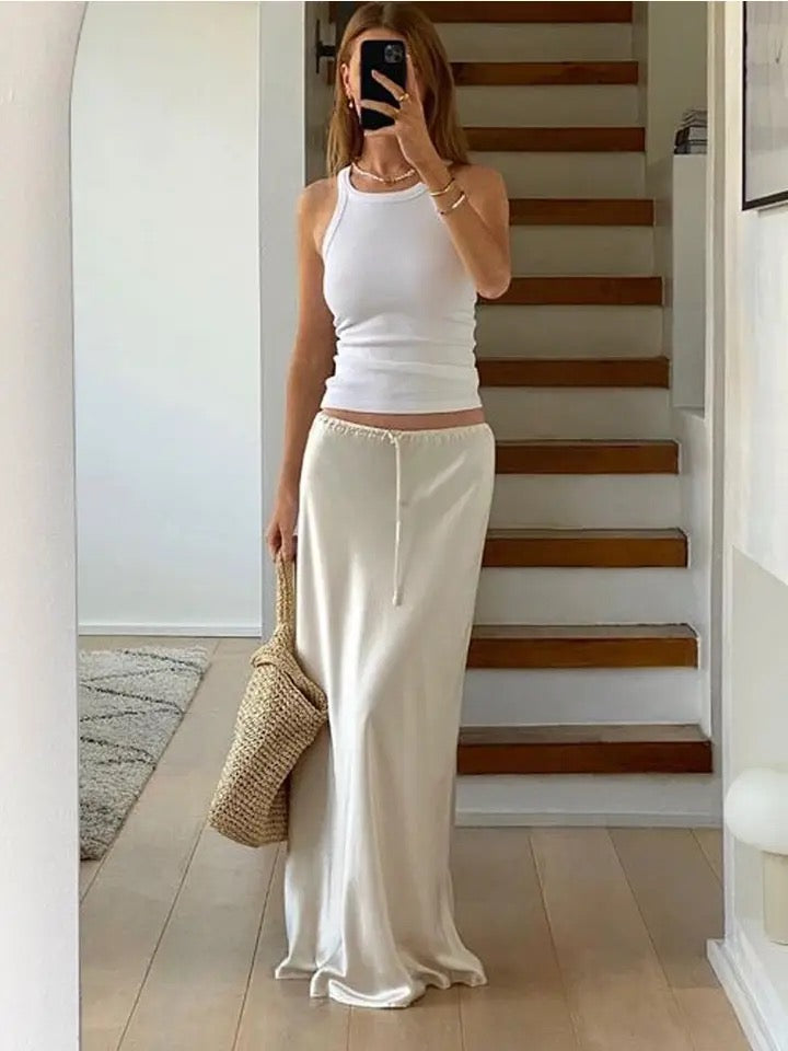 High Waist Loose skirt