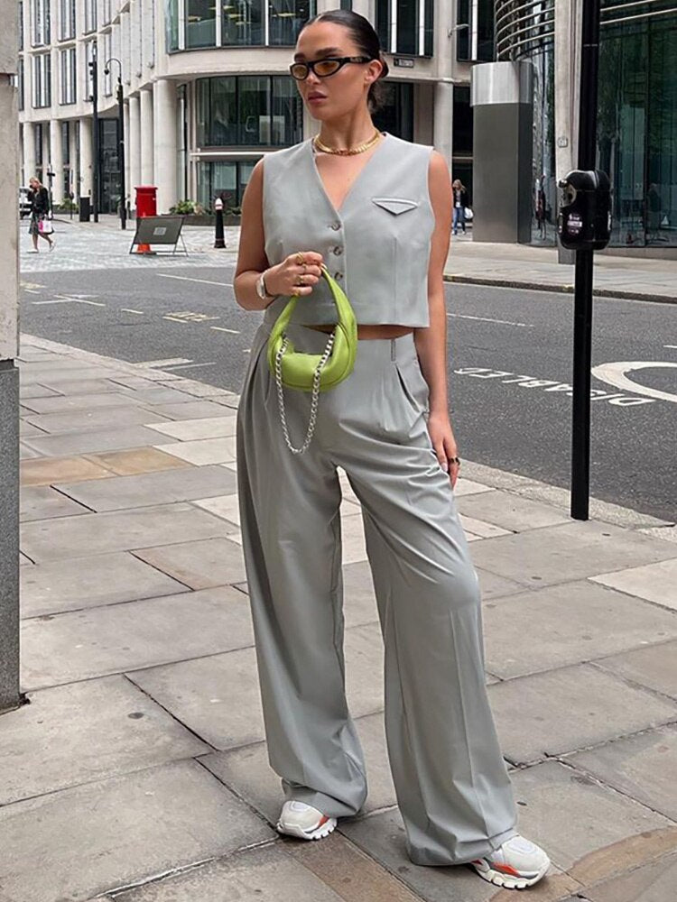 Fashion V Neck Waistcoat Vest