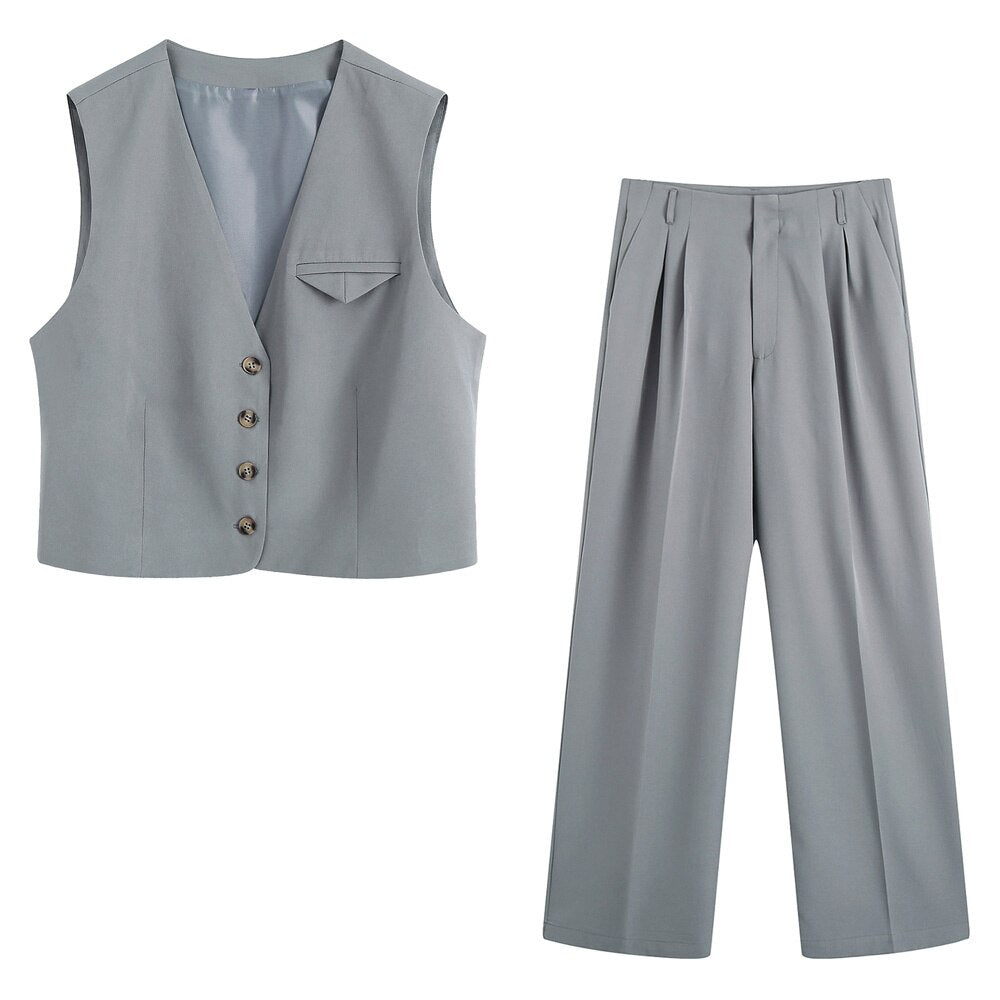 Fashion V Neck Waistcoat Vest