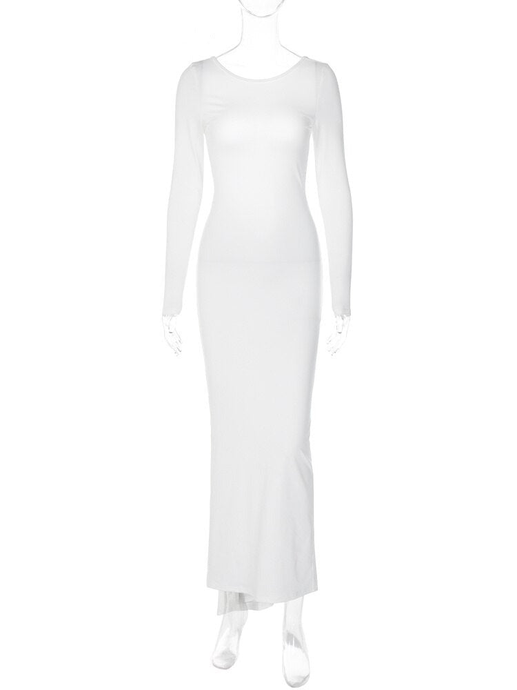 Backless Midi Dress