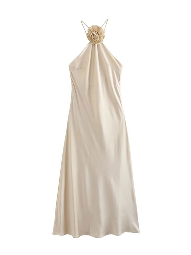 Backless Midi Dress