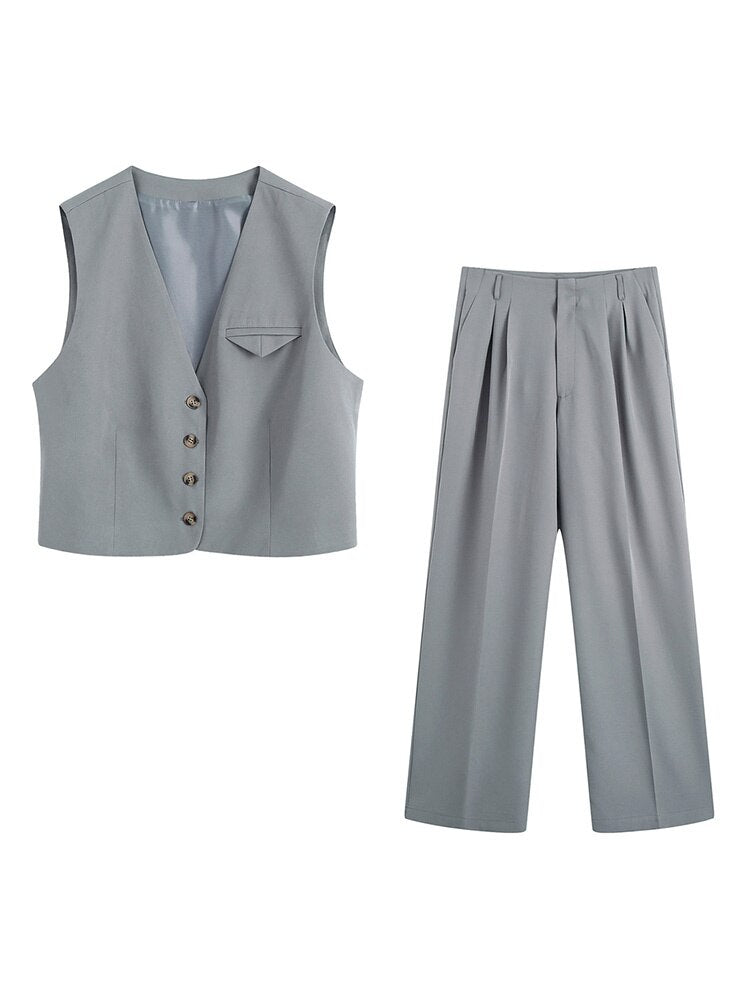 Fashion V Neck Waistcoat Vest