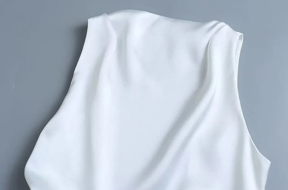 Back open blouse