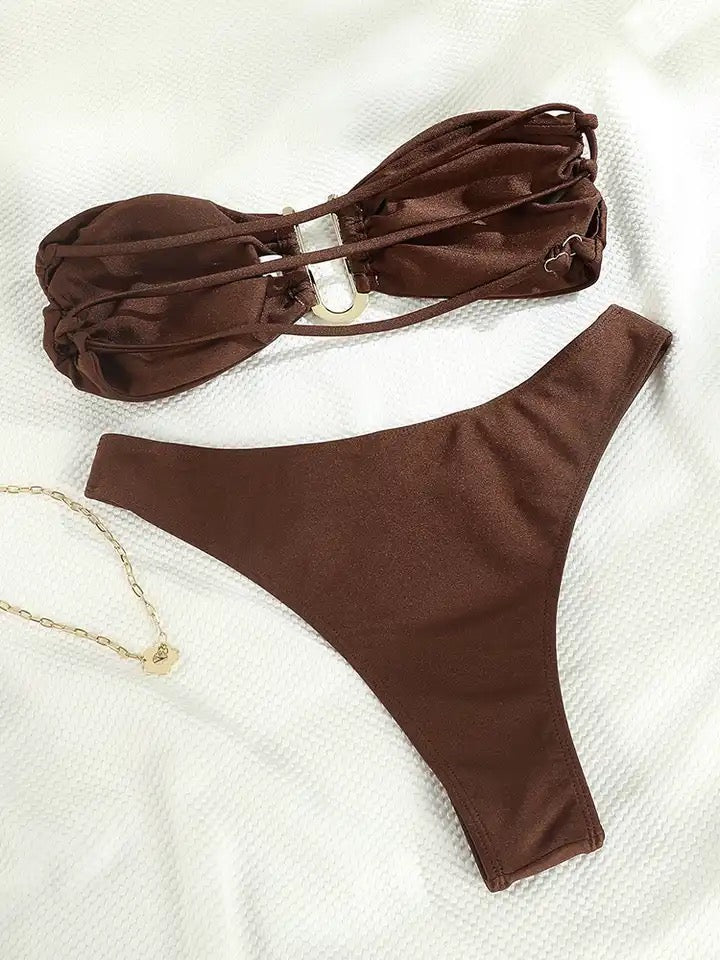 High waist set bikini