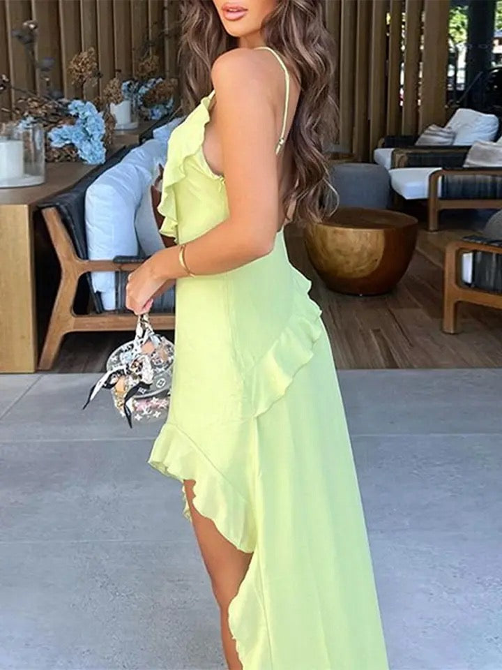 Backless strap dress