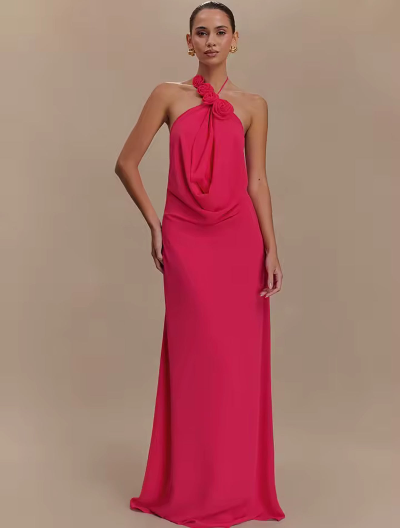 Rose maxi dress