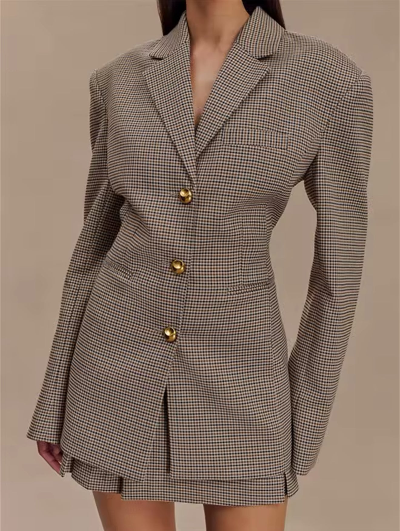 Vintage plaid suit