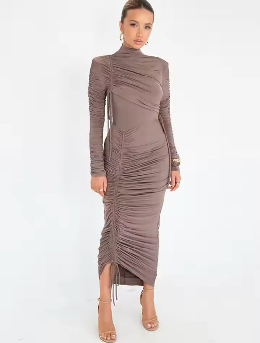 Ruched sexy dress