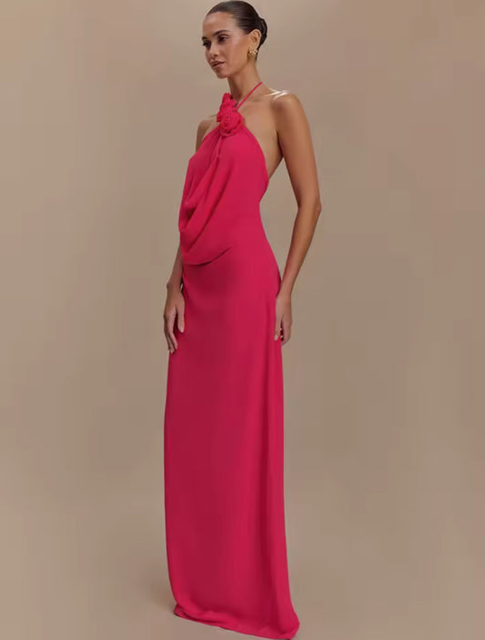 Rose maxi dress