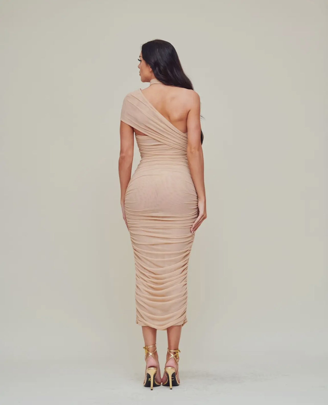 Mesh Midi Dress