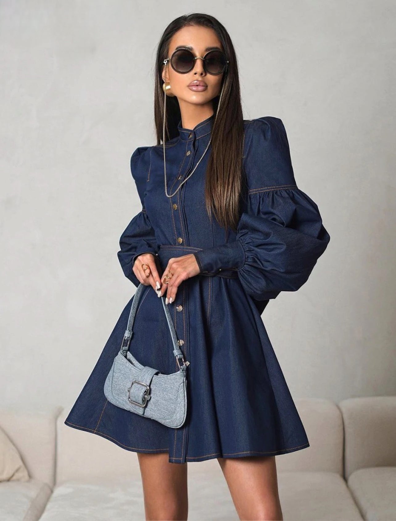 Denim dress