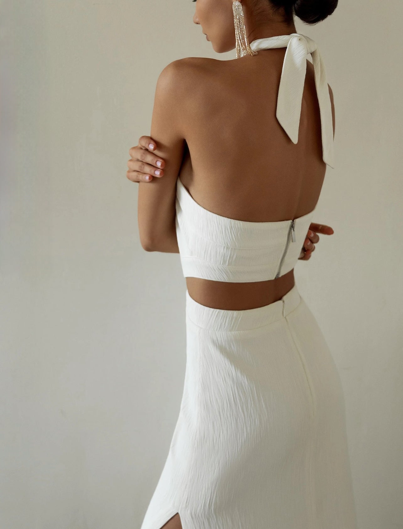 Backless sexy dress