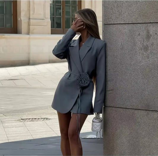 Elegant flower blazer