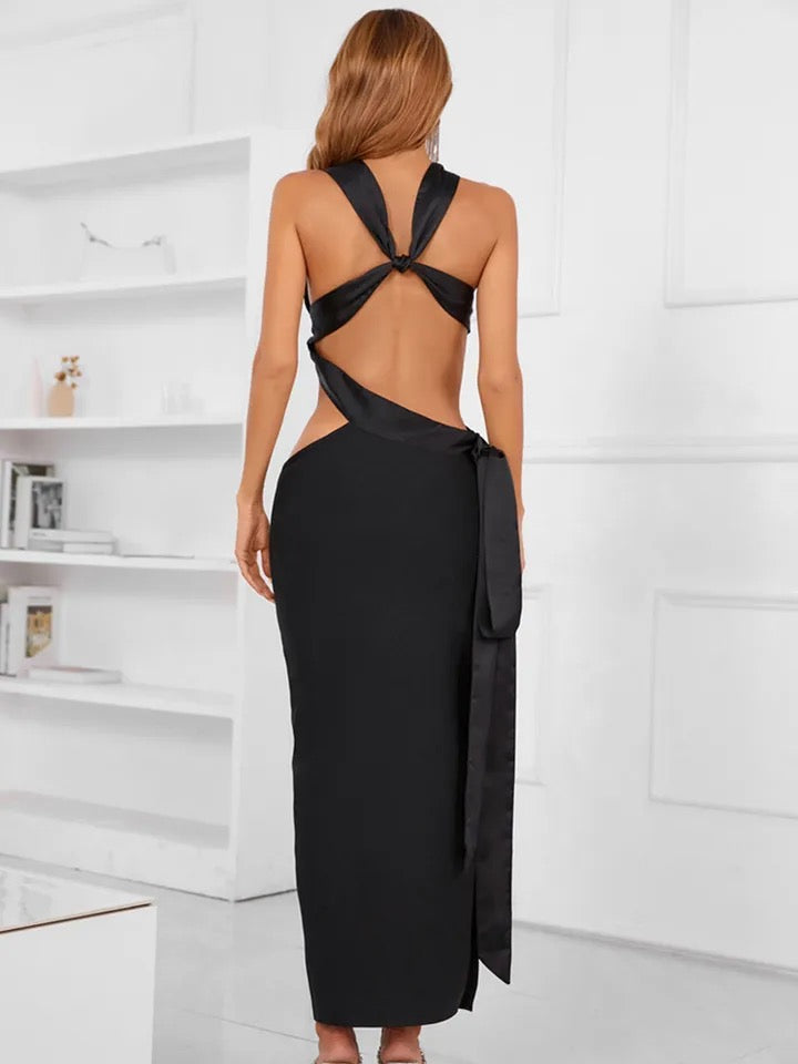 Backless sexy dress