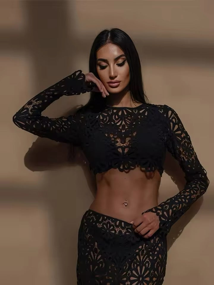 Lace cut set